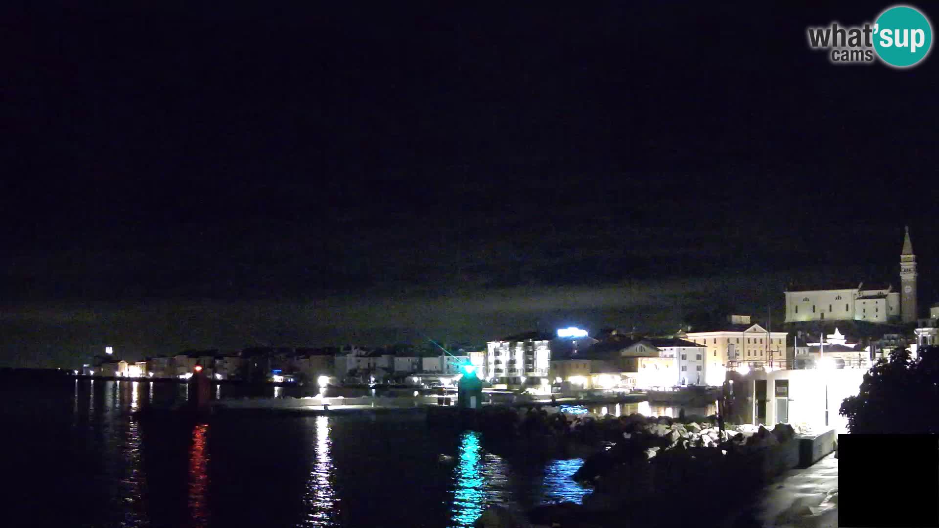 Piran – view to Punta and Mandrač