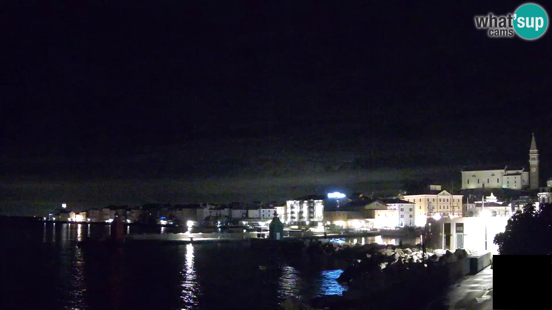 Piran – view to Punta and Mandrač