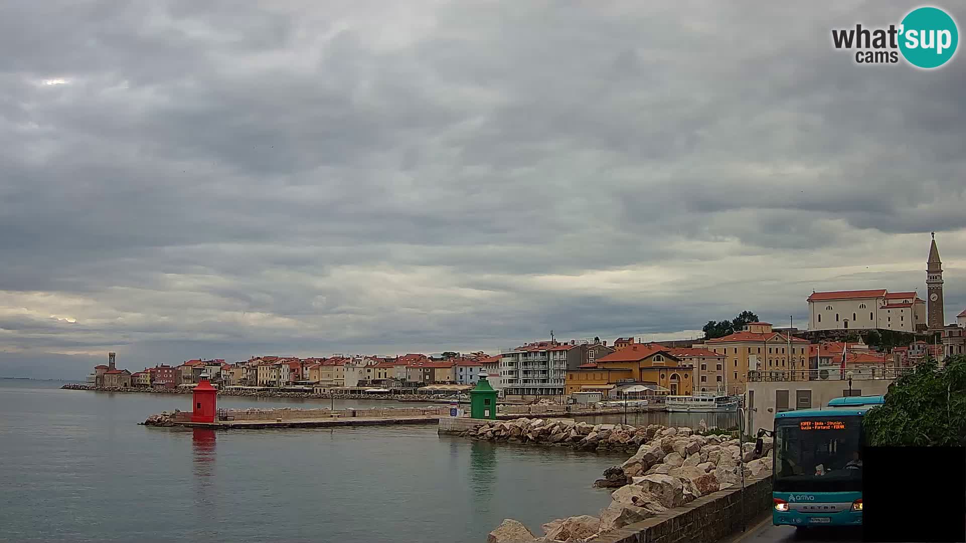 Piran – Pogled proti Punti in Mandraču