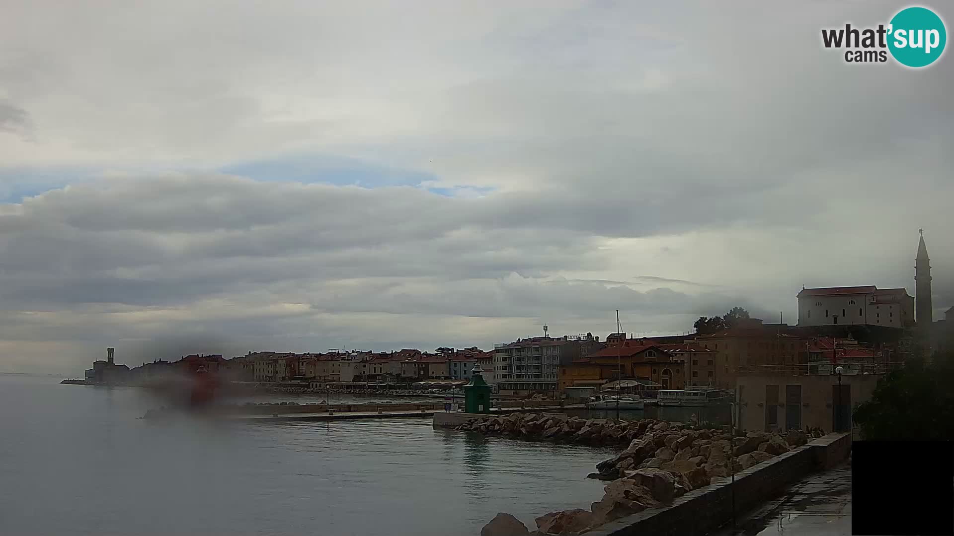 Piran – Pogled proti Punti in Mandraču