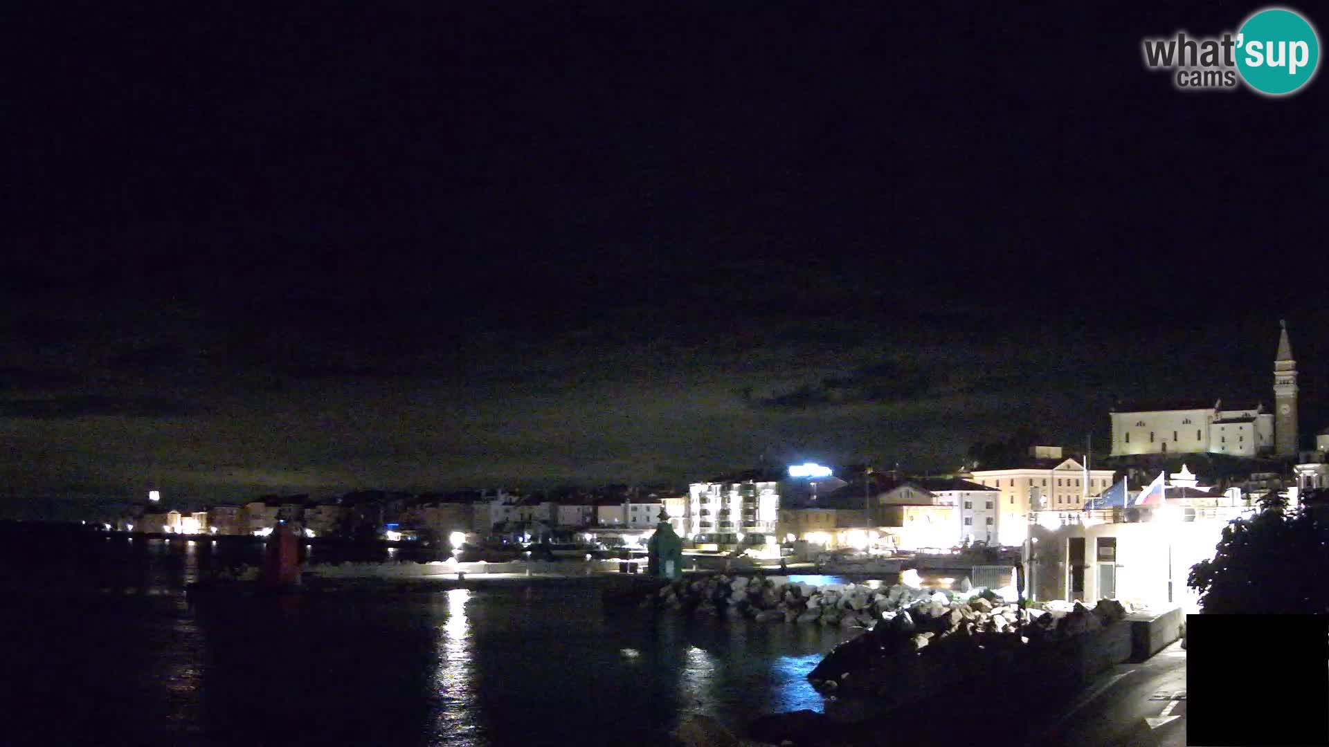 Piran – view to Punta and Mandrač