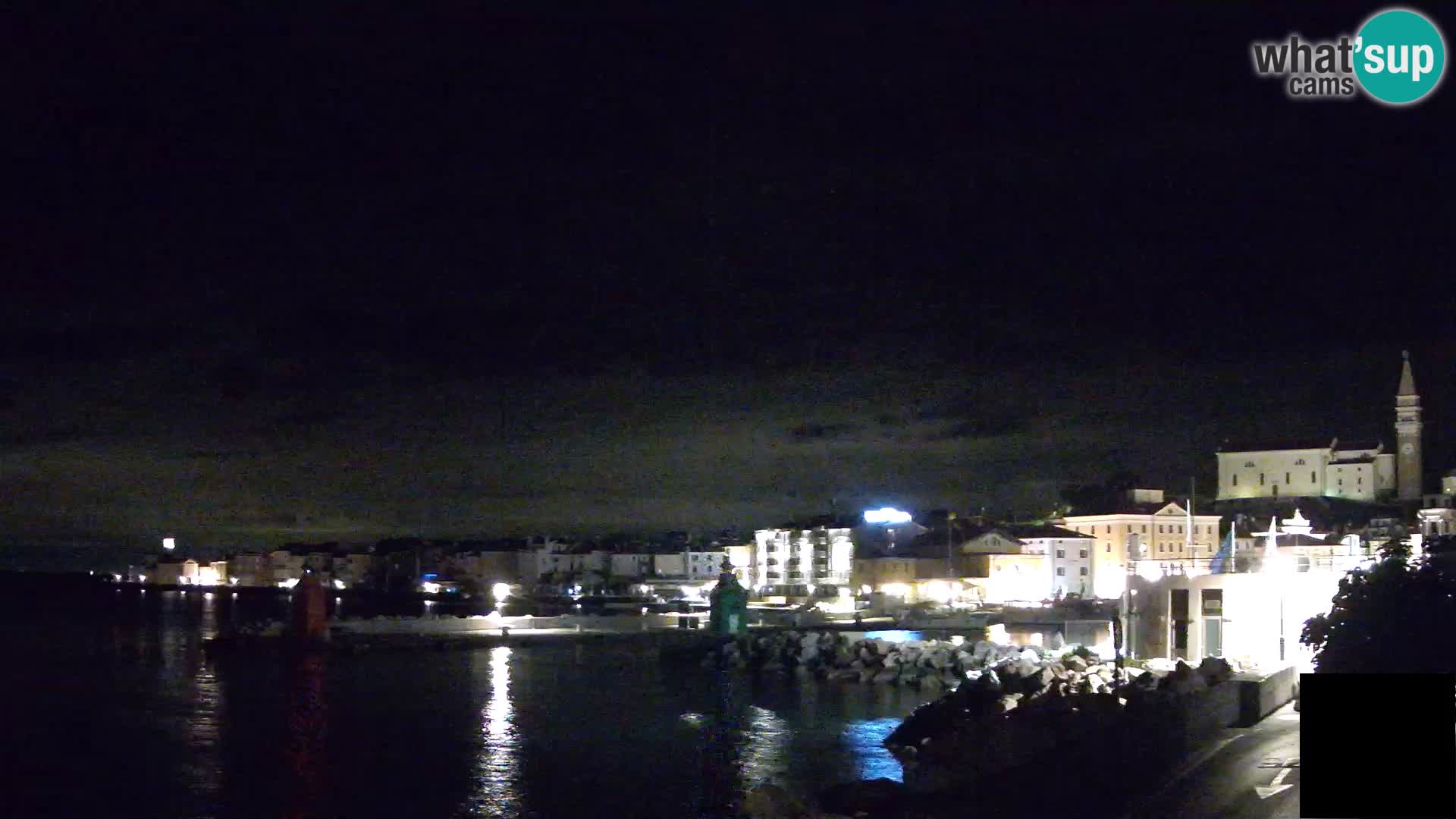 Piran – view to Punta and Mandrač
