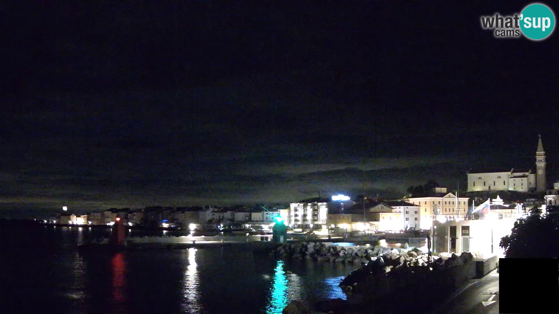 Piran – view to Punta and Mandrač