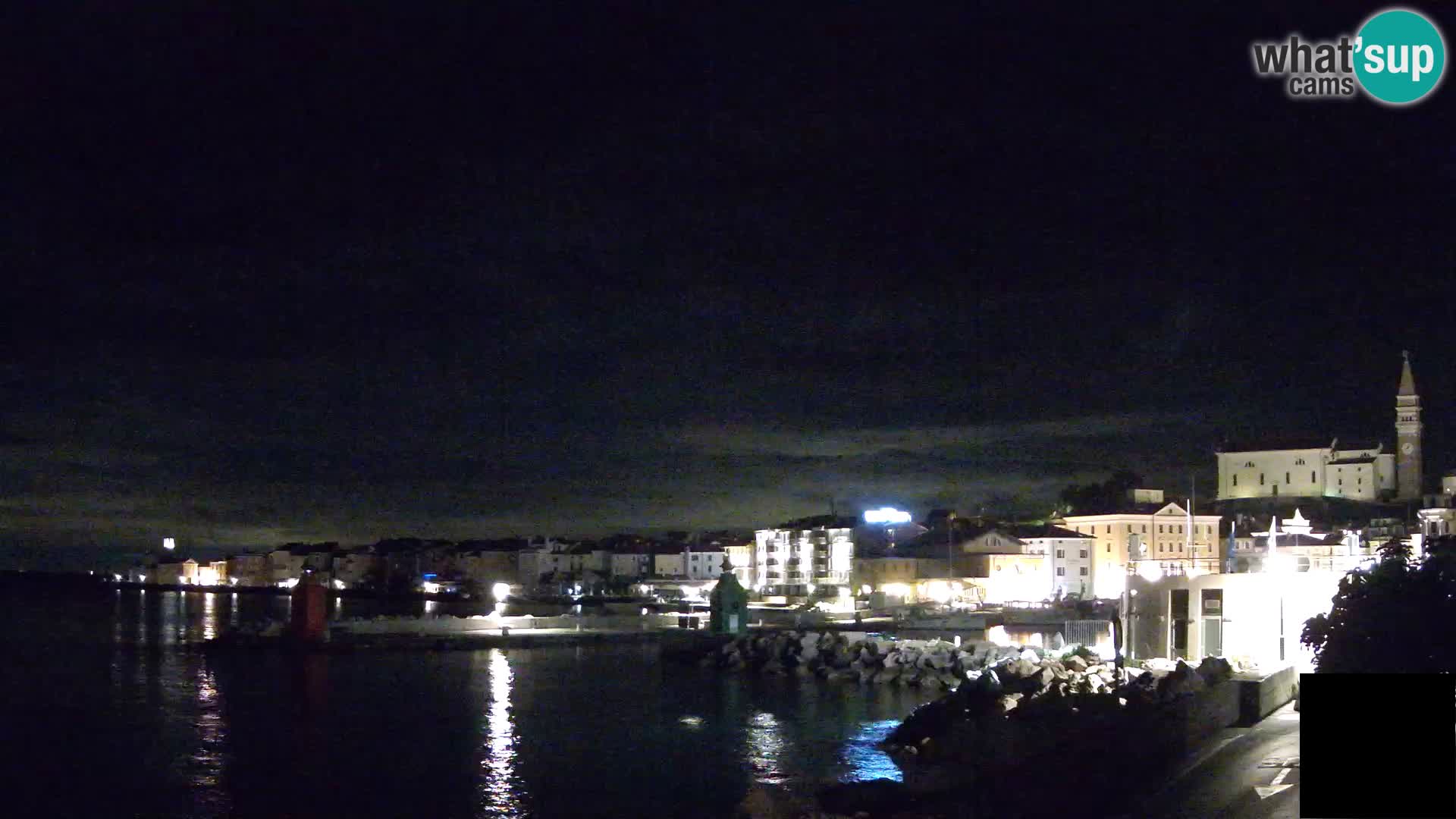 Piran – view to Punta and Mandrač