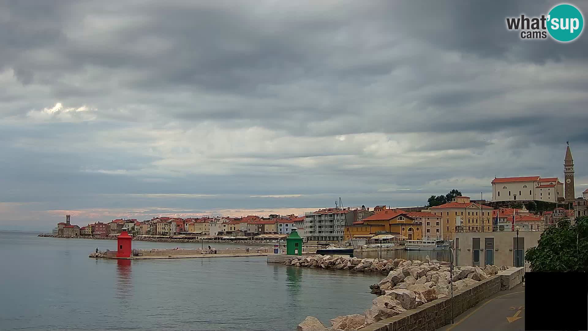 Piran – view to Punta and Mandrač