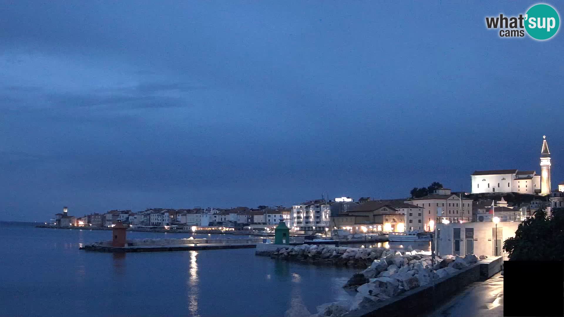 Piran – Pogled proti Punti in Mandraču