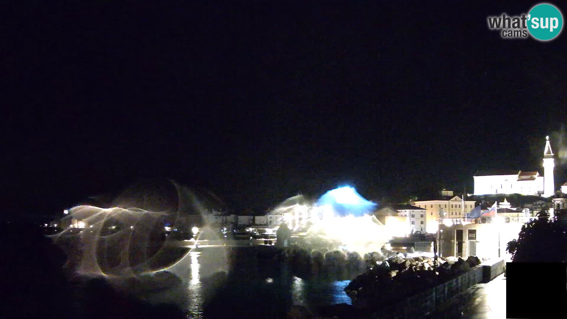 Piran – view to Punta and Mandrač