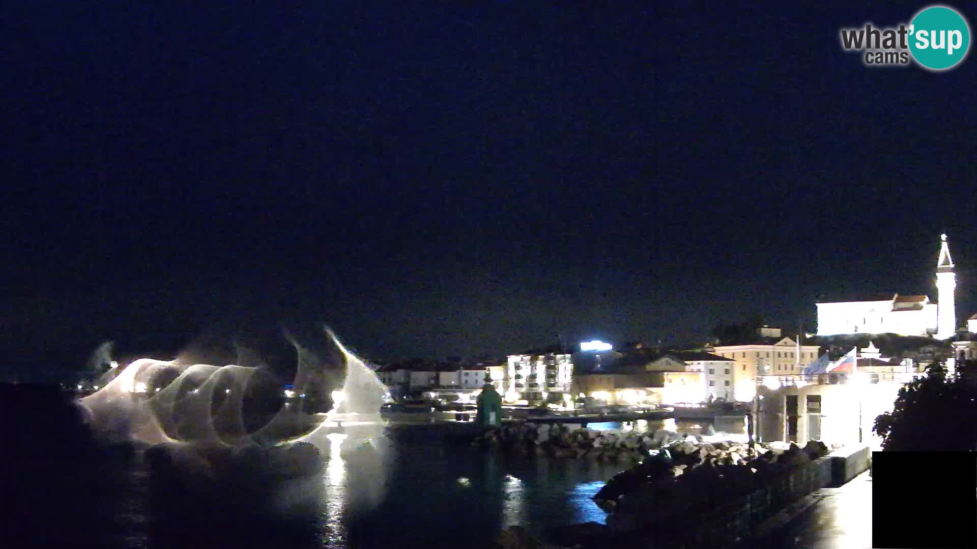 Piran – view to Punta and Mandrač