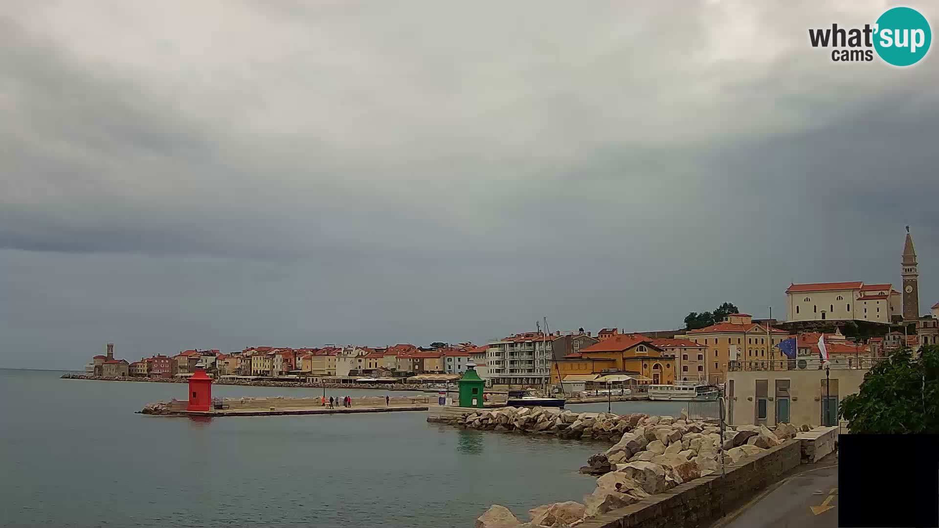 Piran – view to Punta and Mandrač