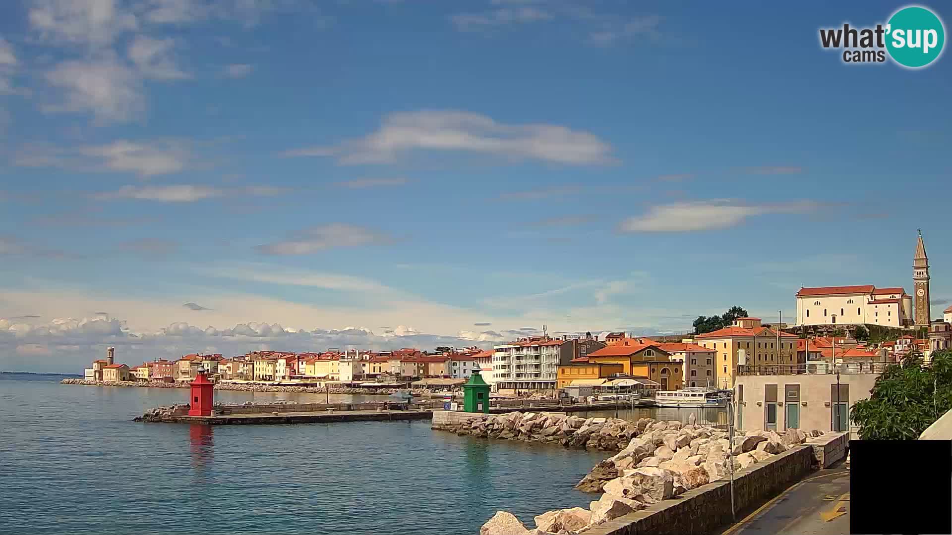 Piran – Pogled proti Punti in Mandraču