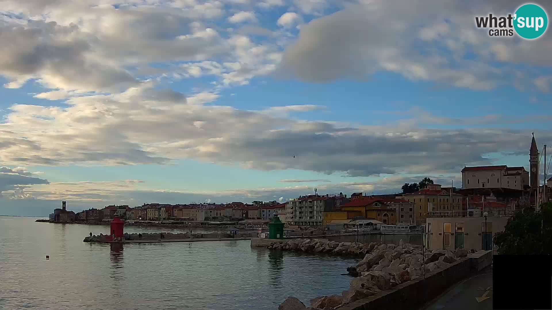 Piran – view to Punta and Mandrač