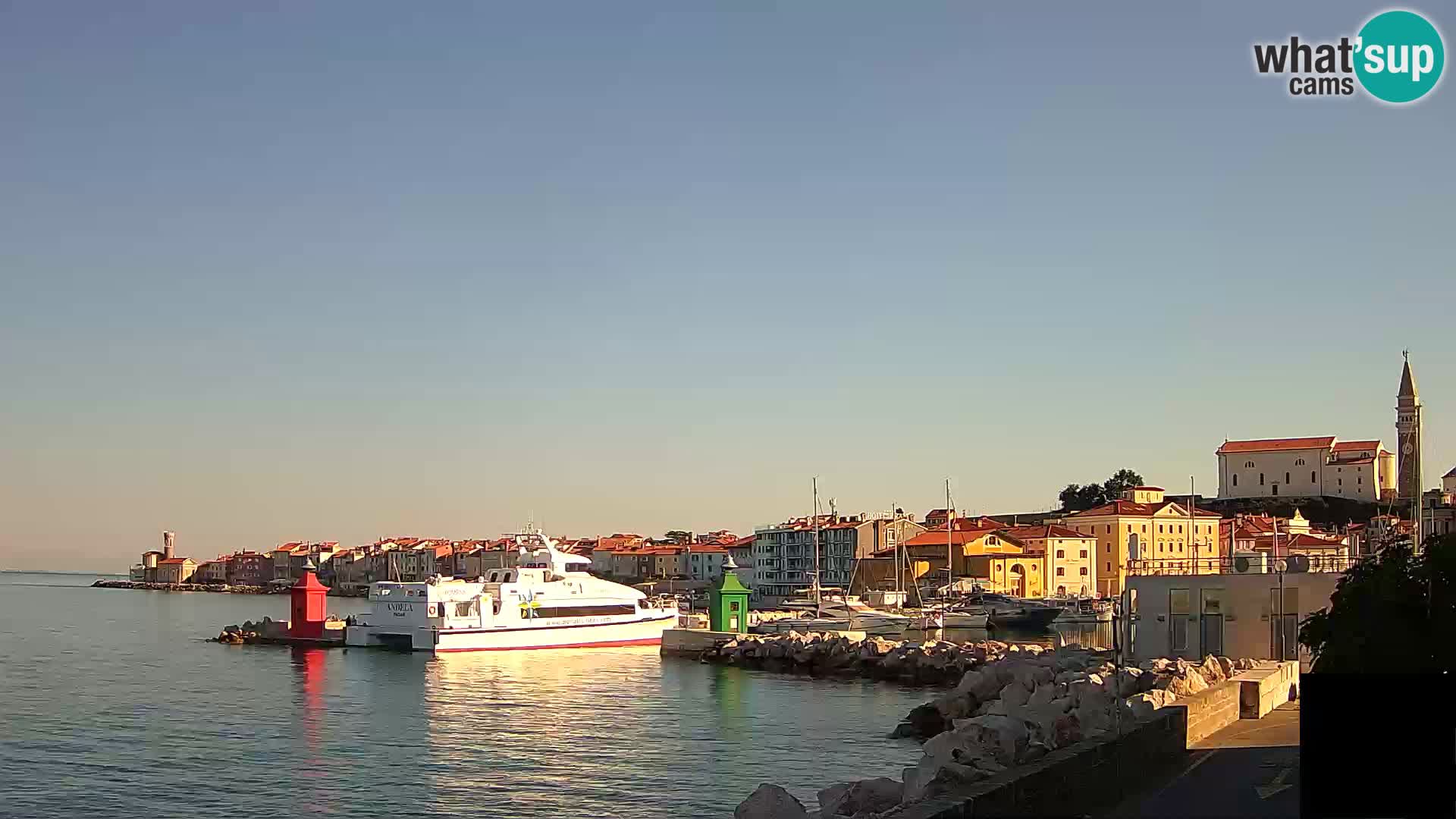 Piran – Pogled proti Punti in Mandraču