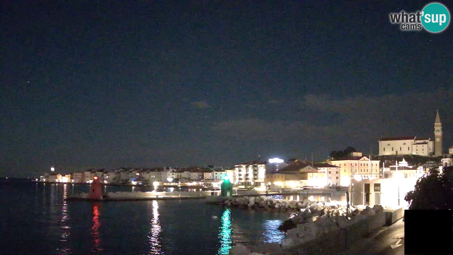 Piran – view to Punta and Mandrač