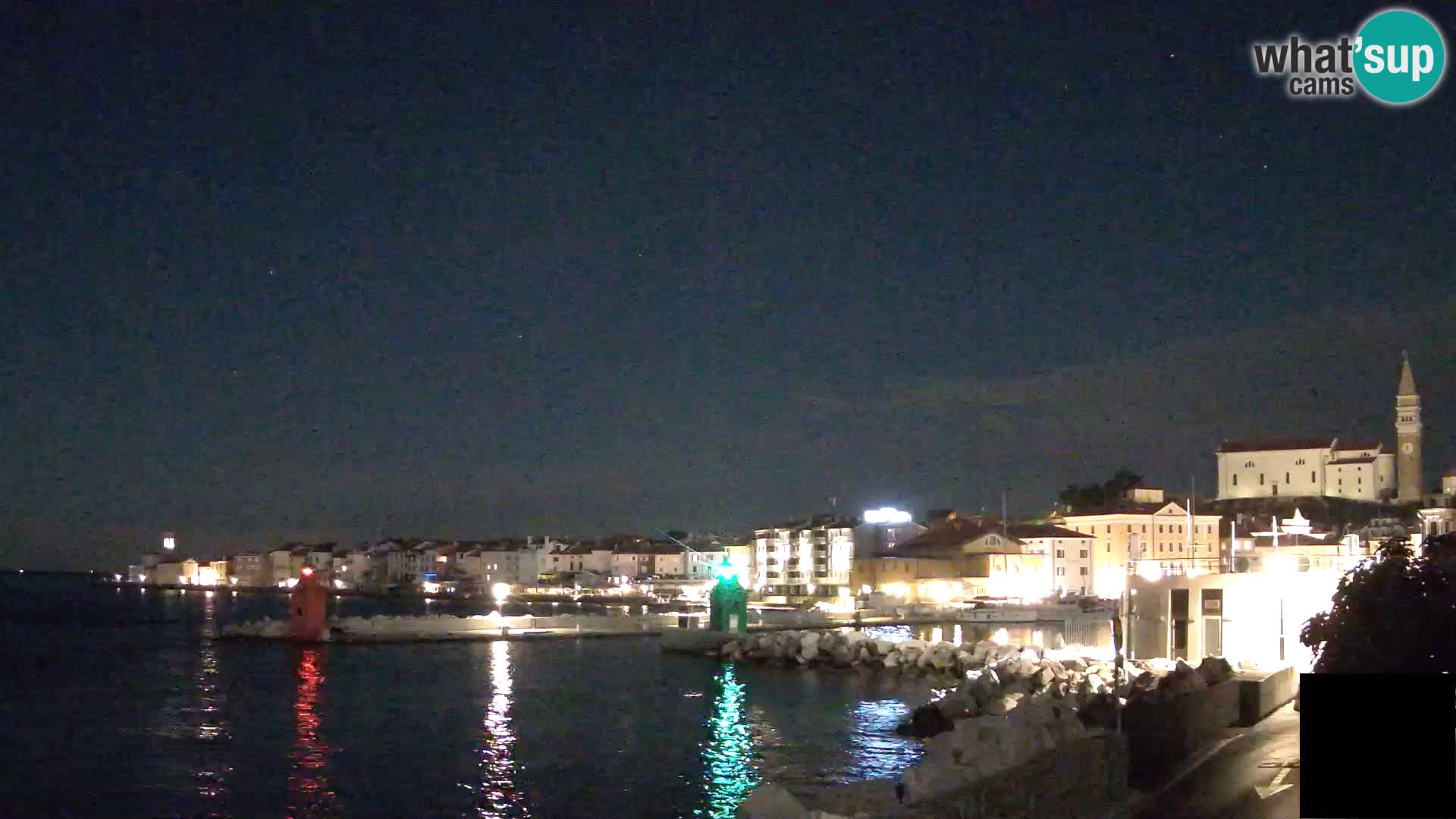 Piran – view to Punta and Mandrač