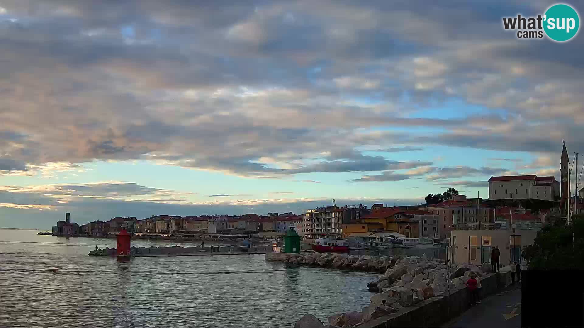Piran – view to Punta and Mandrač