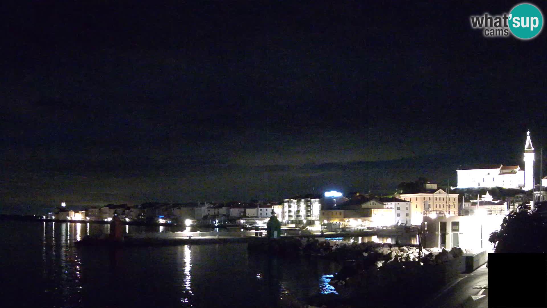 Piran – view to Punta and Mandrač