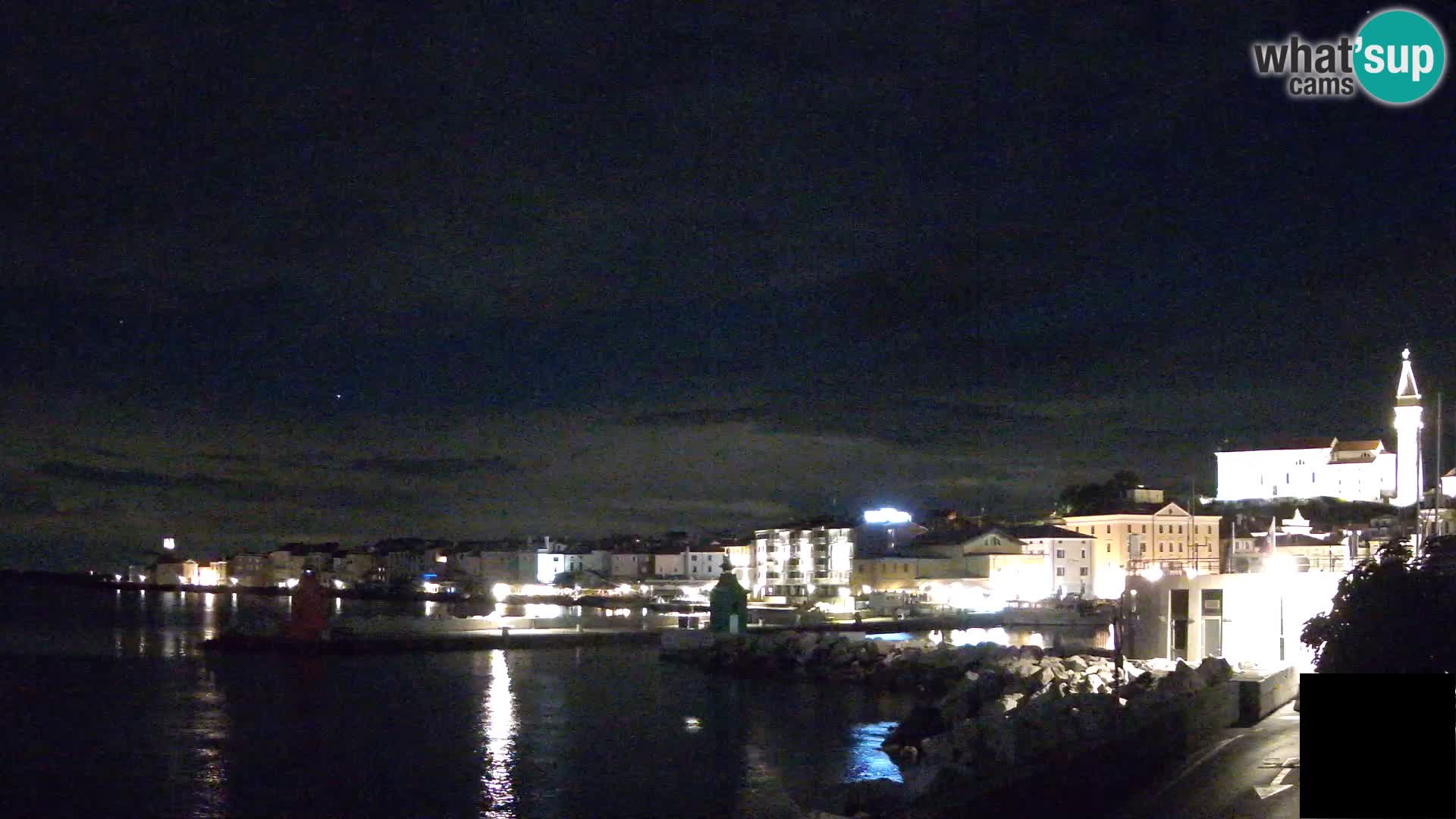 Piran – view to Punta and Mandrač