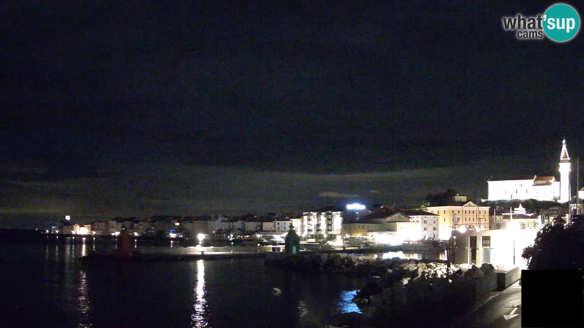 Piran – view to Punta and Mandrač