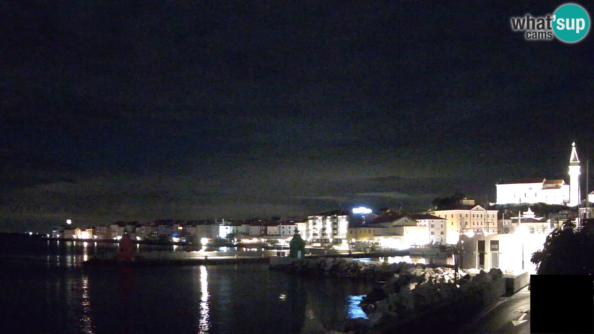 Piran – view to Punta and Mandrač