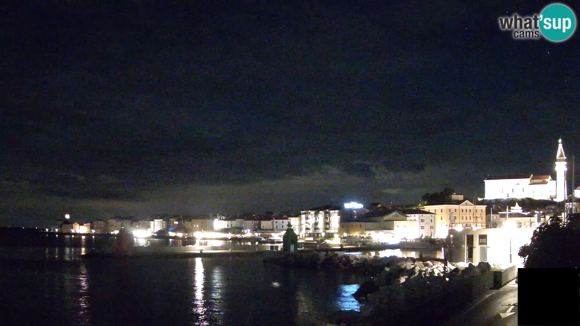 Piran – view to Punta and Mandrač