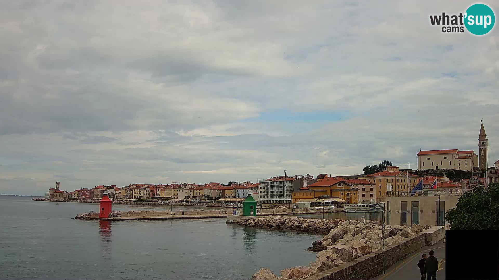 Piran – view to Punta and Mandrač