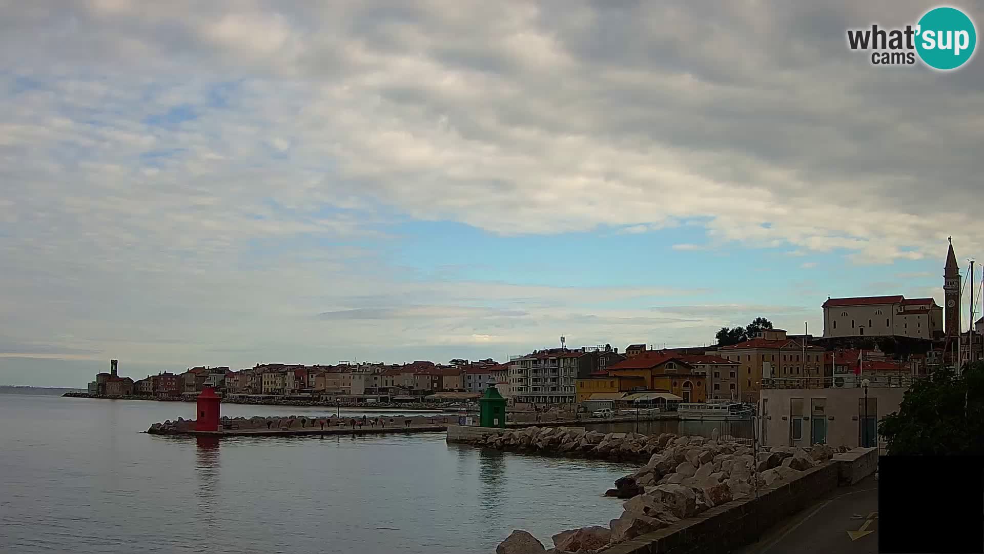 Piran – Pogled proti Punti in Mandraču