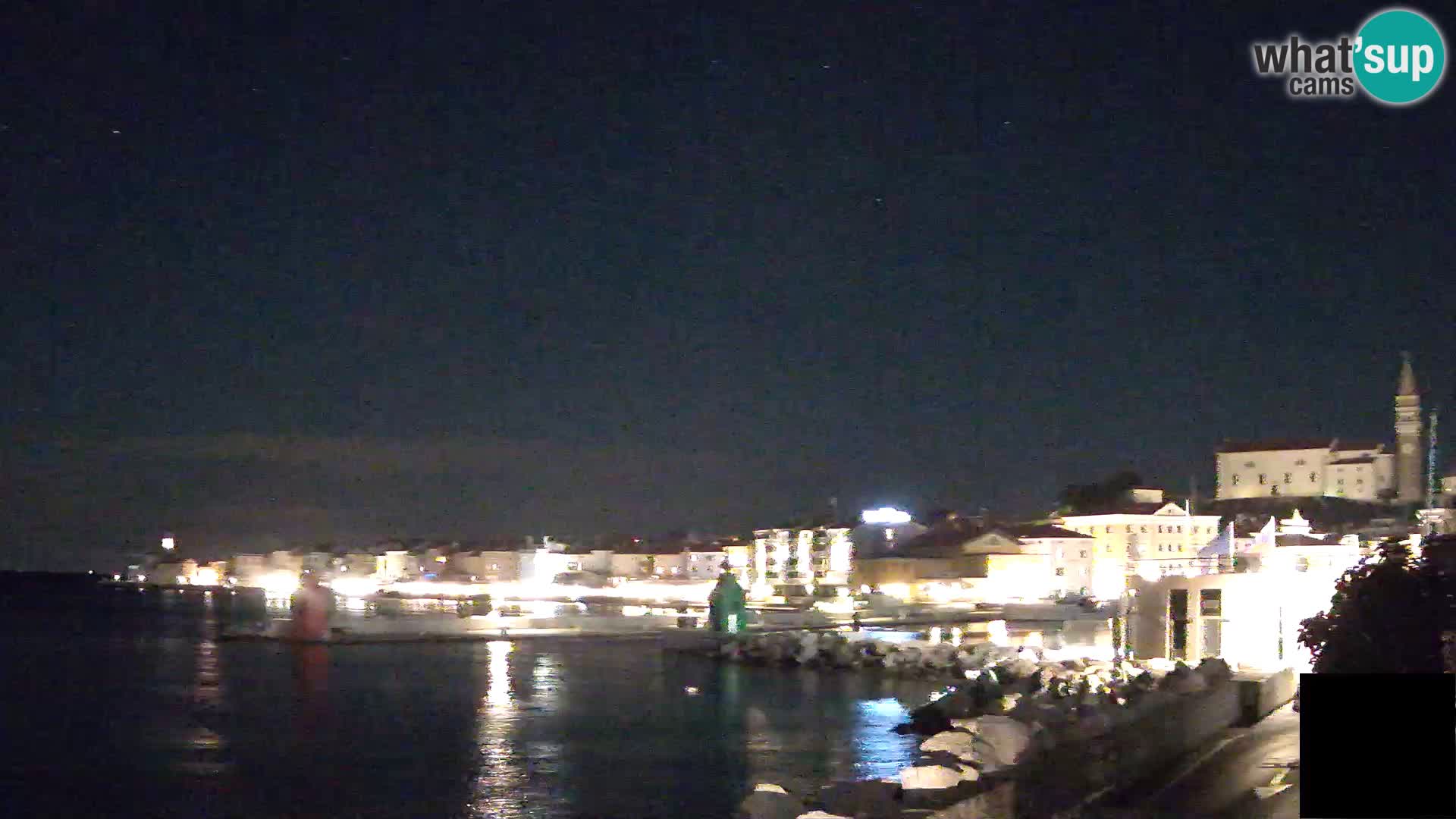 Piran – view to Punta and Mandrač