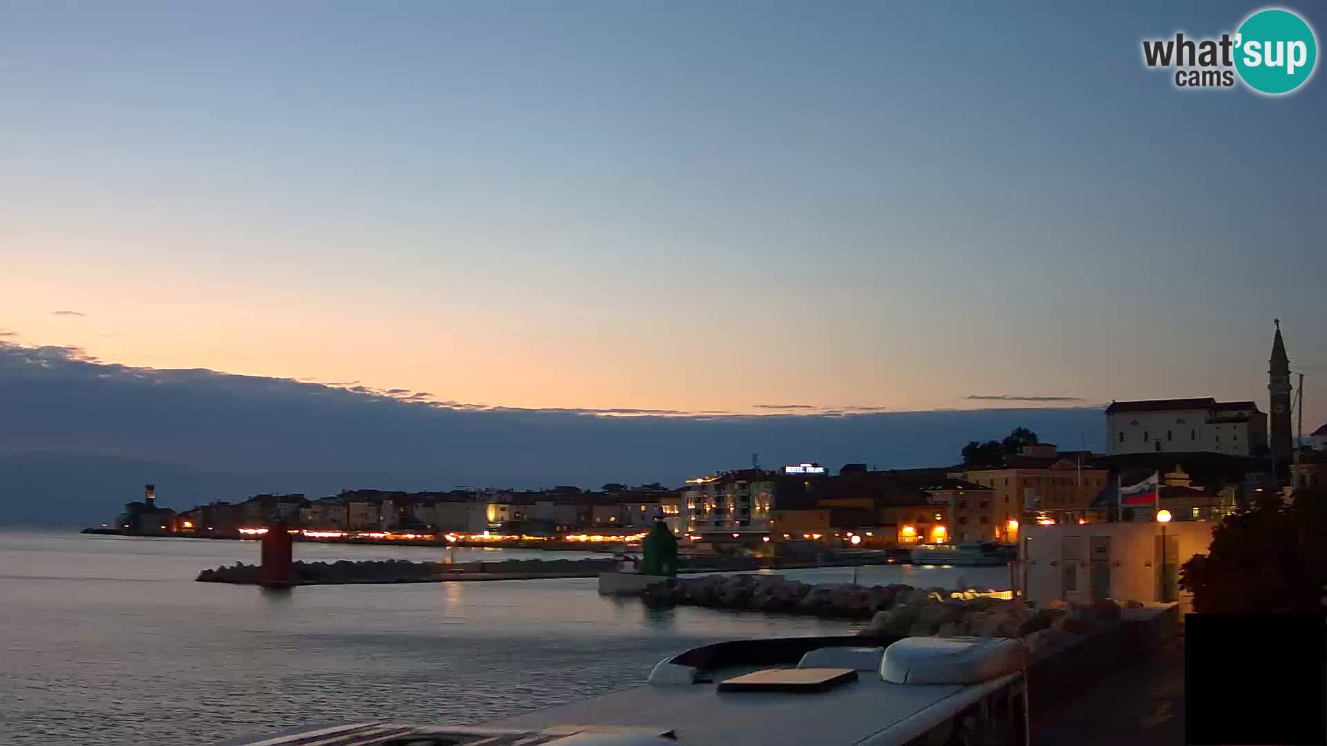 Piran – Pogled proti Punti in Mandraču