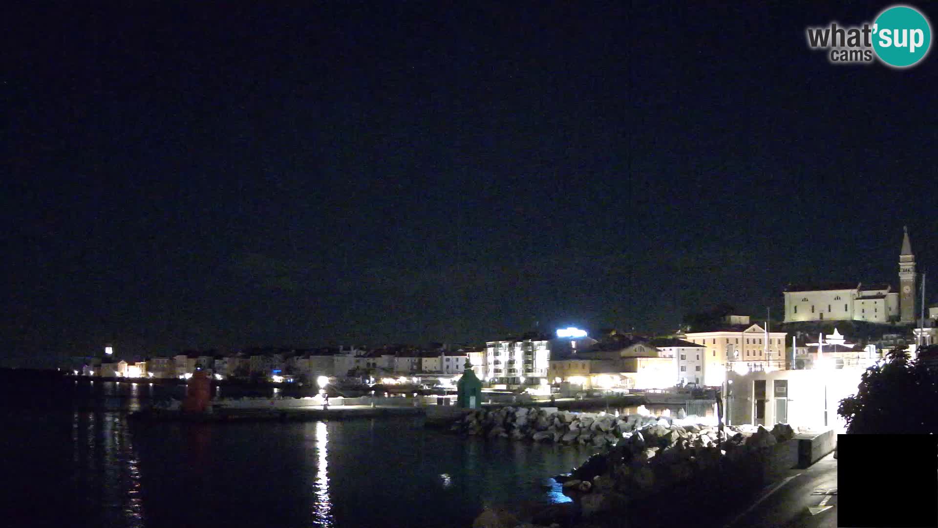 Piran – view to Punta and Mandrač