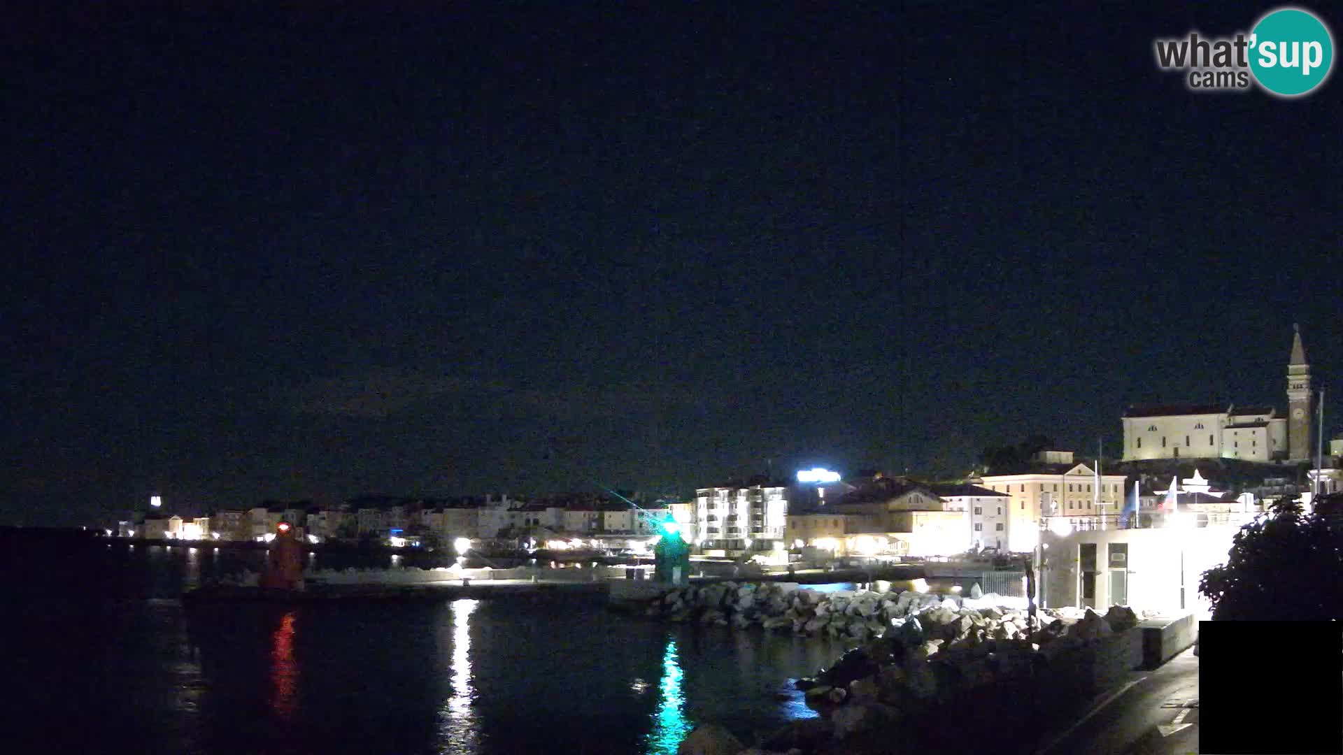 Pirano – vista verso la Punta e il “Mandrač”