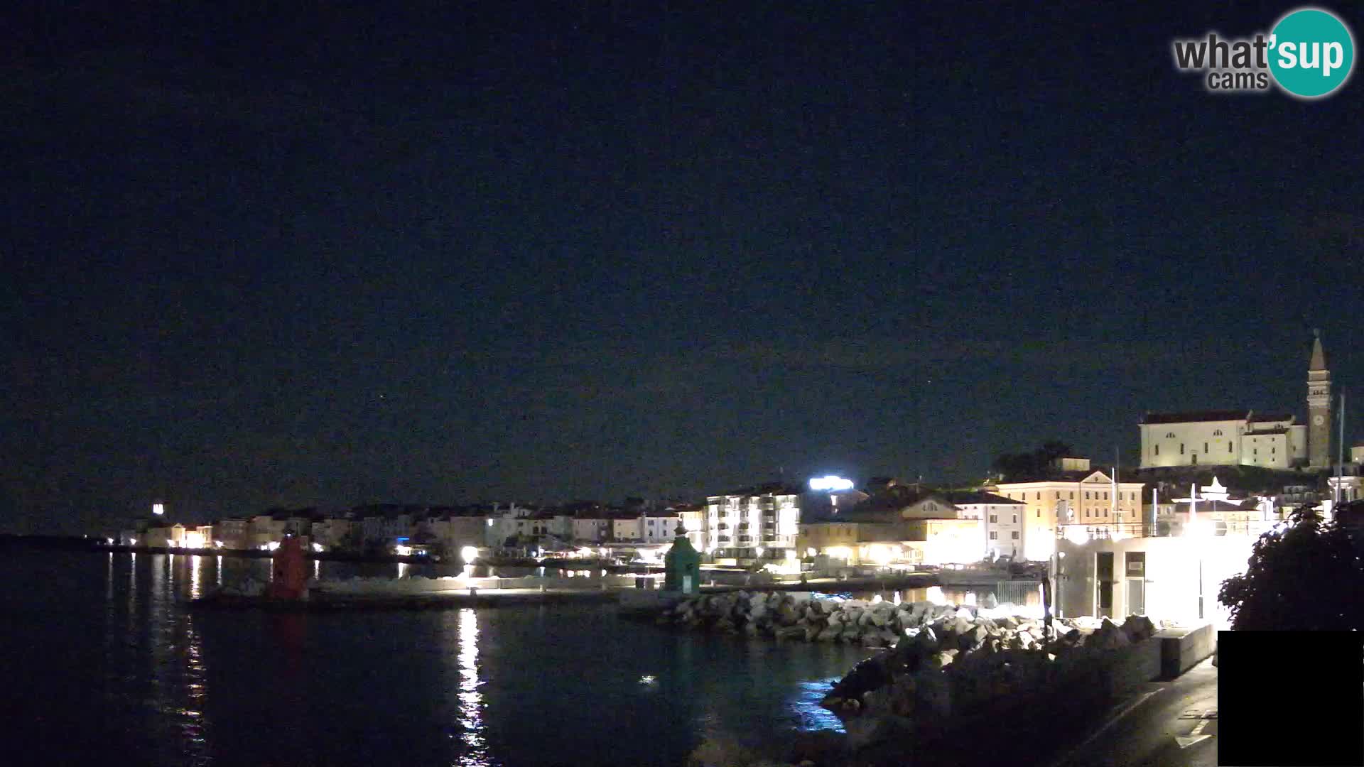 Piran – view to Punta and Mandrač