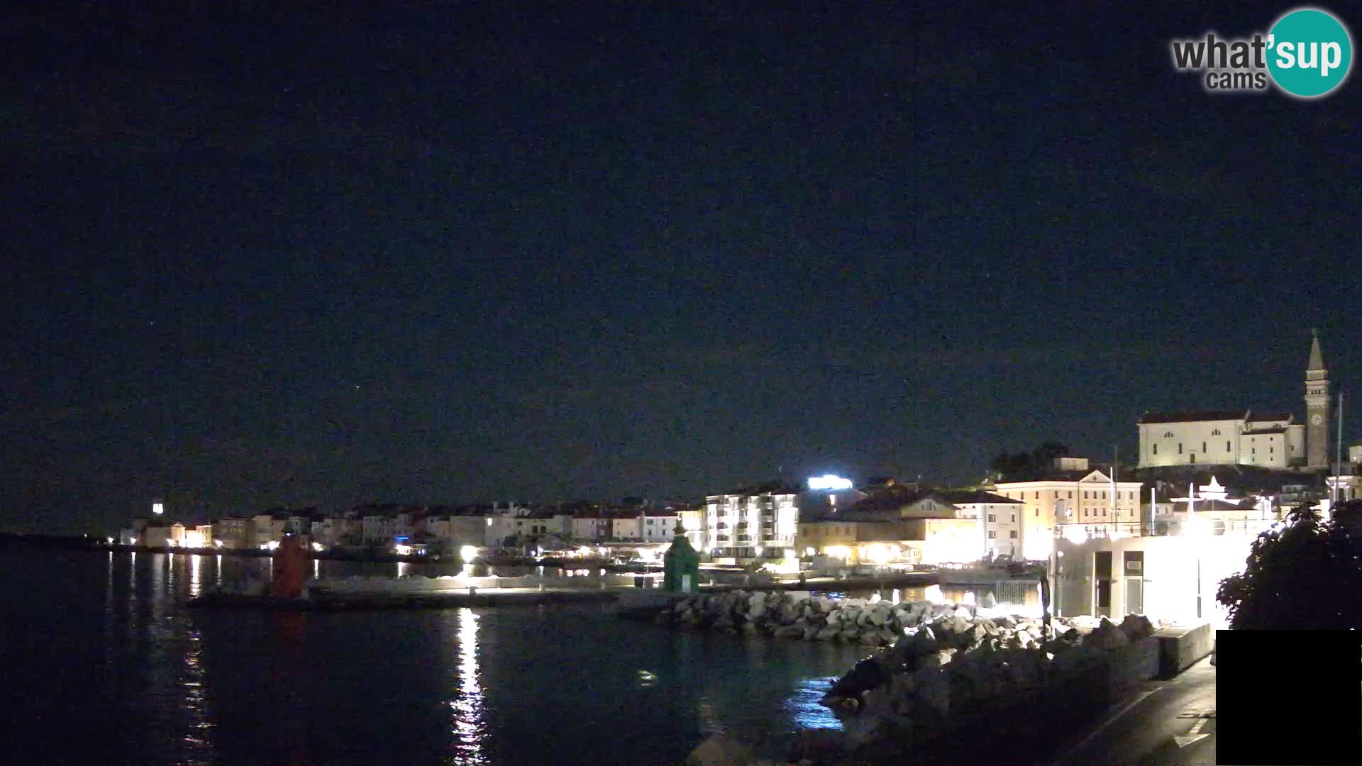 Pirano – vista verso la Punta e il “Mandrač”