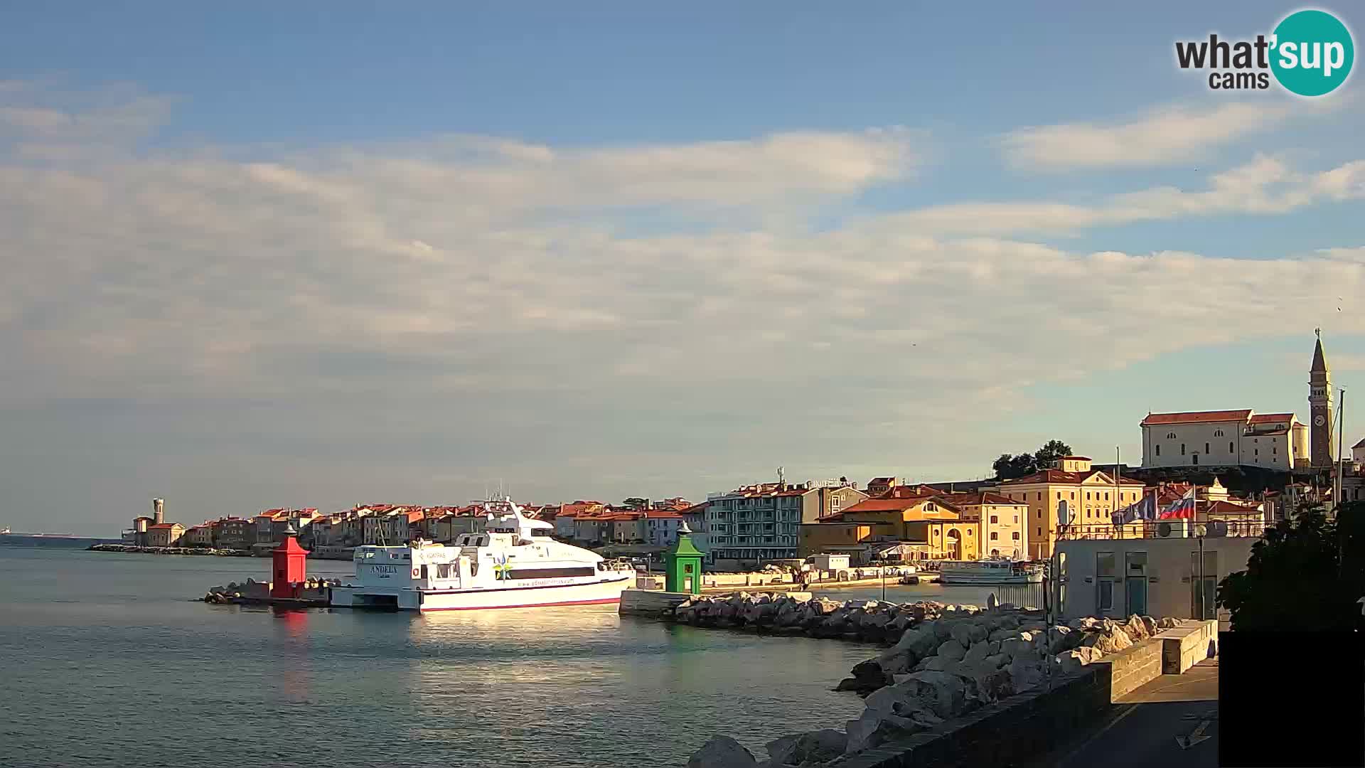 Piran – Pogled proti Punti in Mandraču