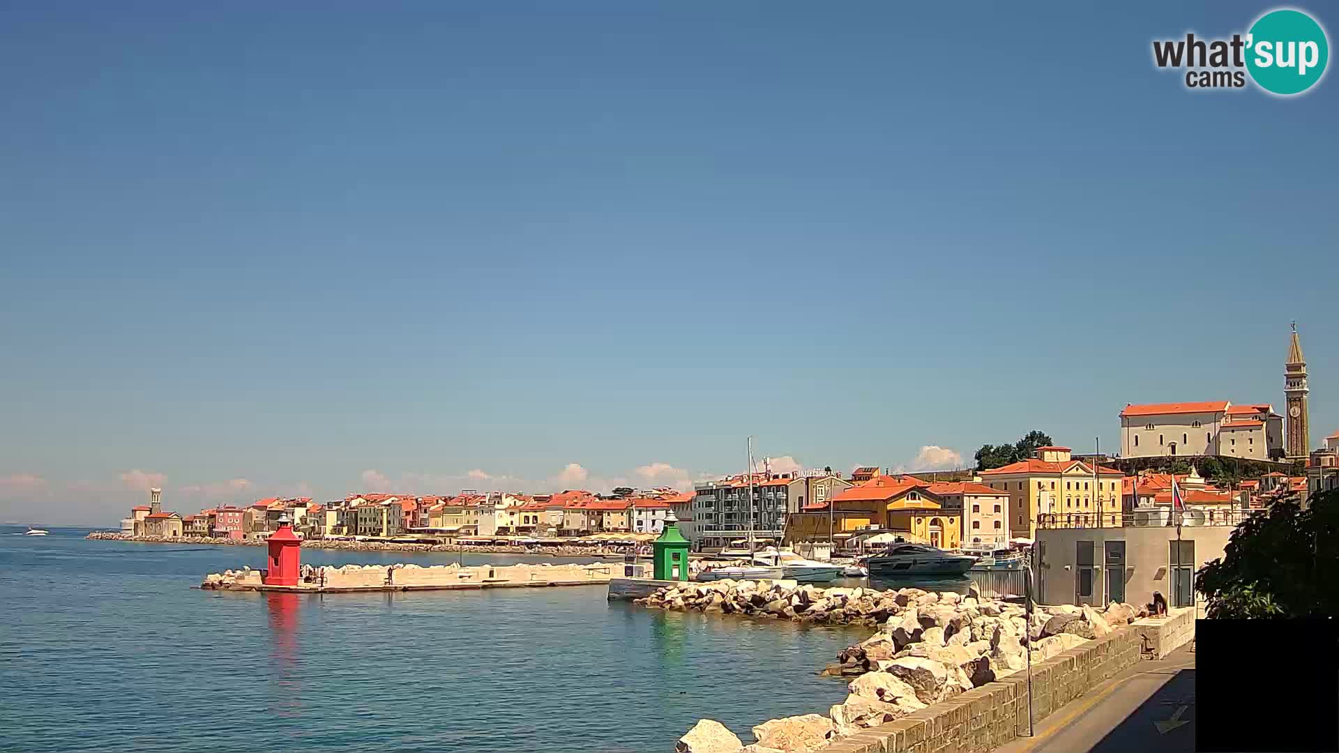 Pirano – vista verso la Punta e il “Mandrač”