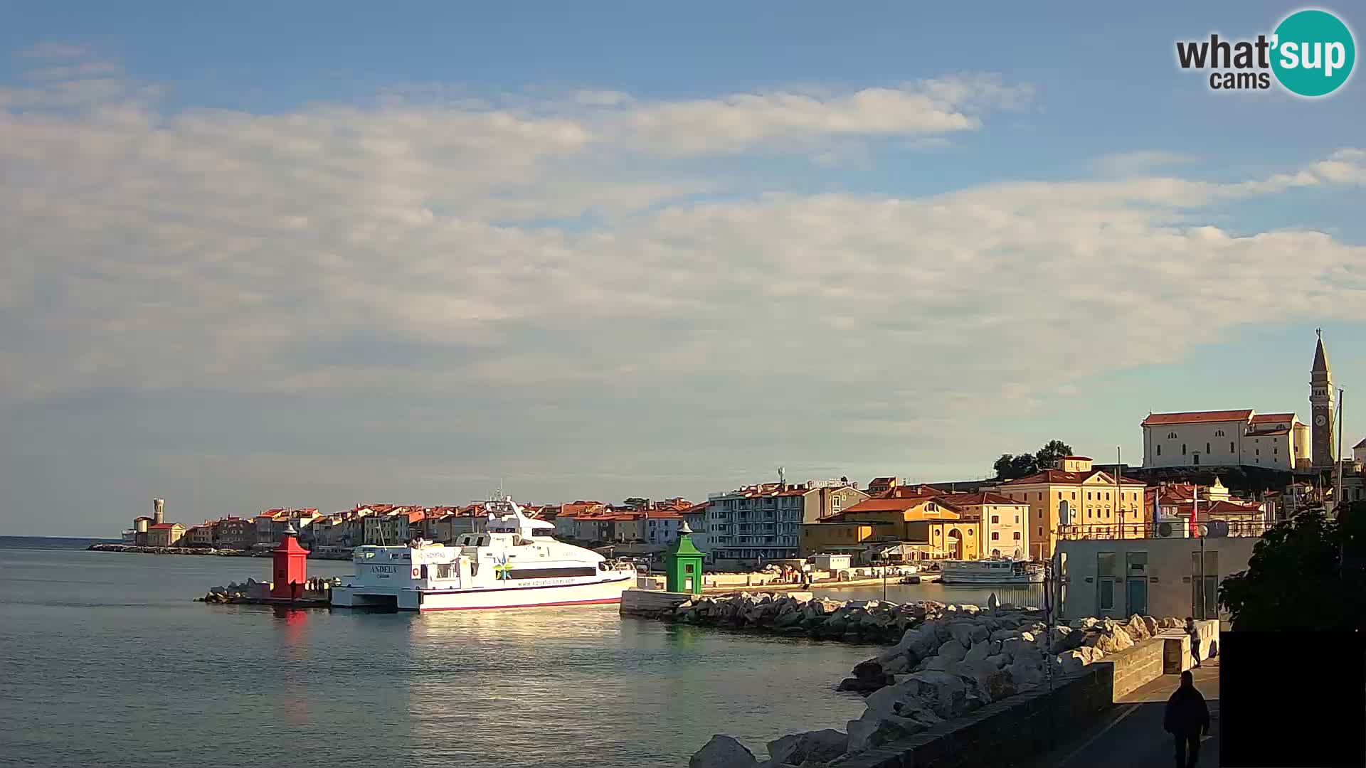 Piran – Pogled proti Punti in Mandraču