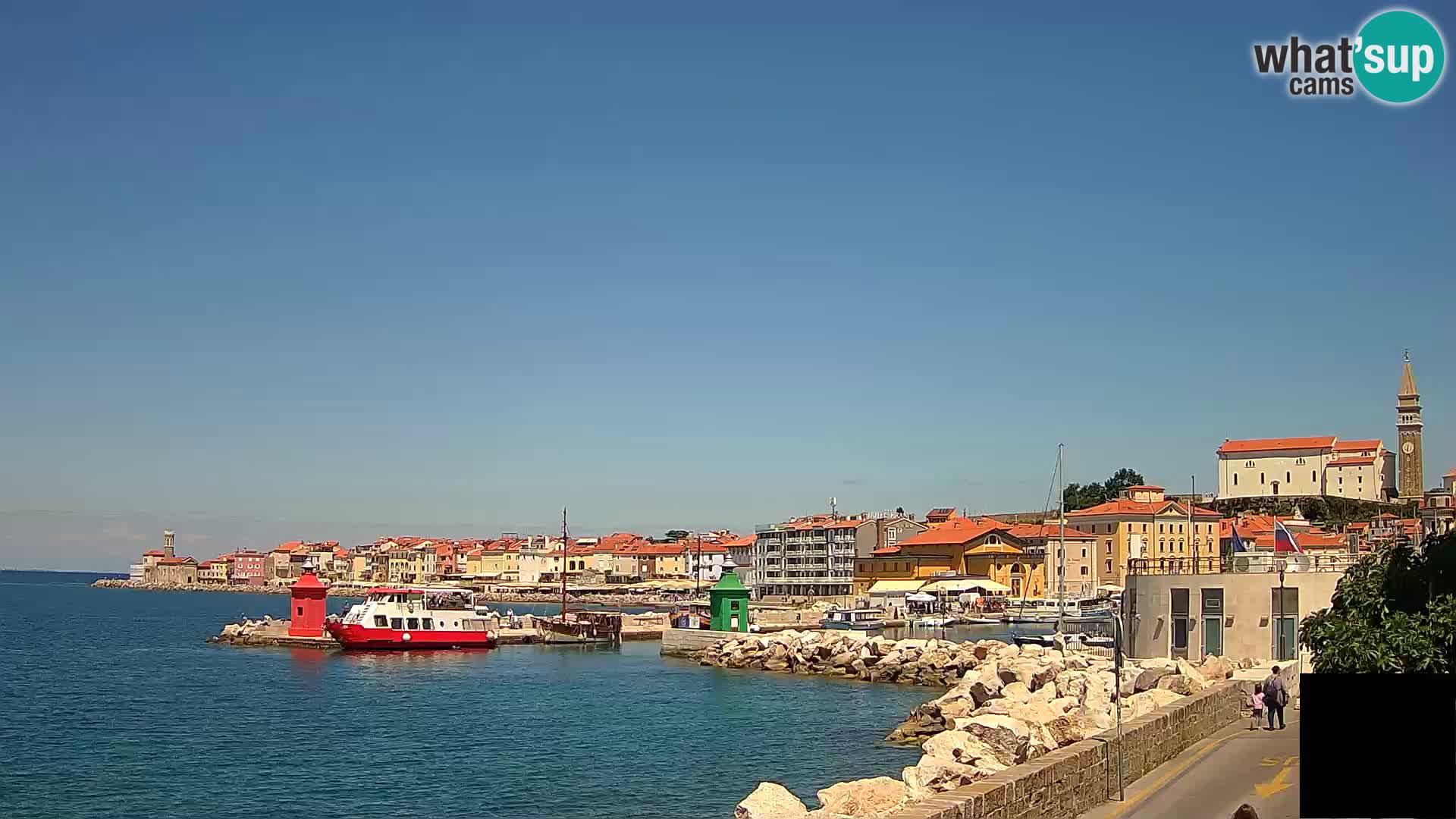 Piran – Pogled proti Punti in Mandraču
