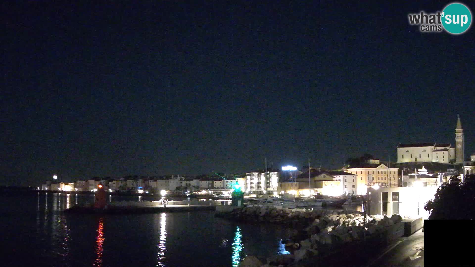 Piran – view to Punta and Mandrač