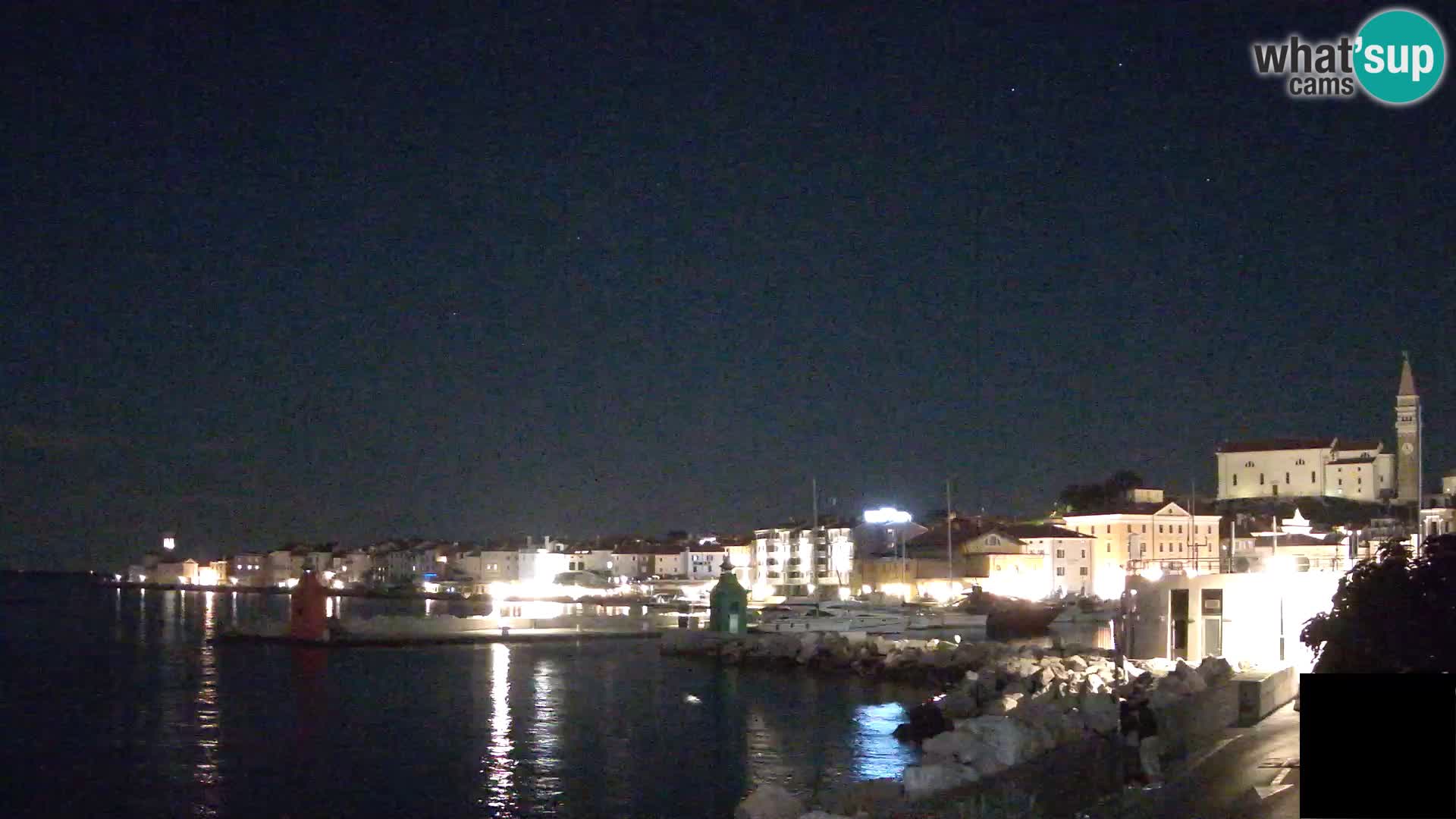 Pirano – vista verso la Punta e il “Mandrač”