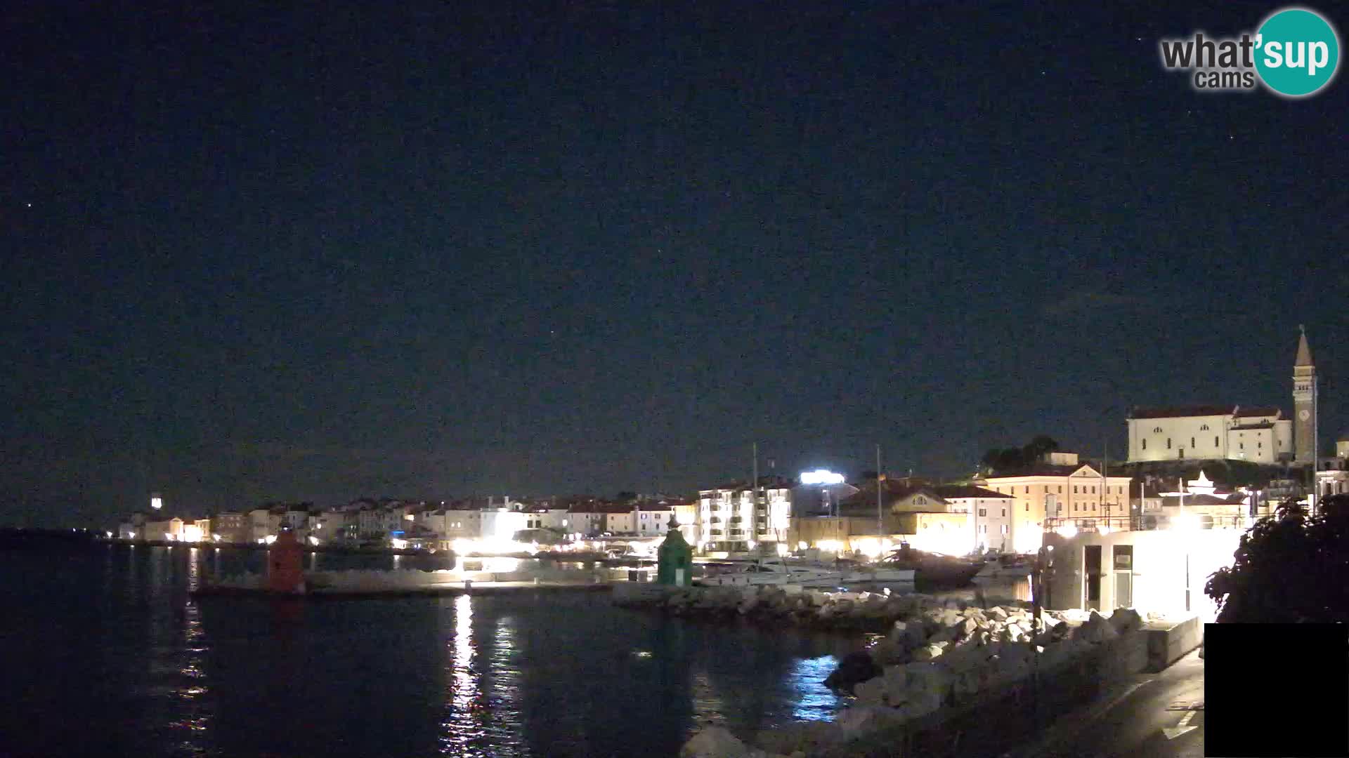 Pirano – vista verso la Punta e il “Mandrač”