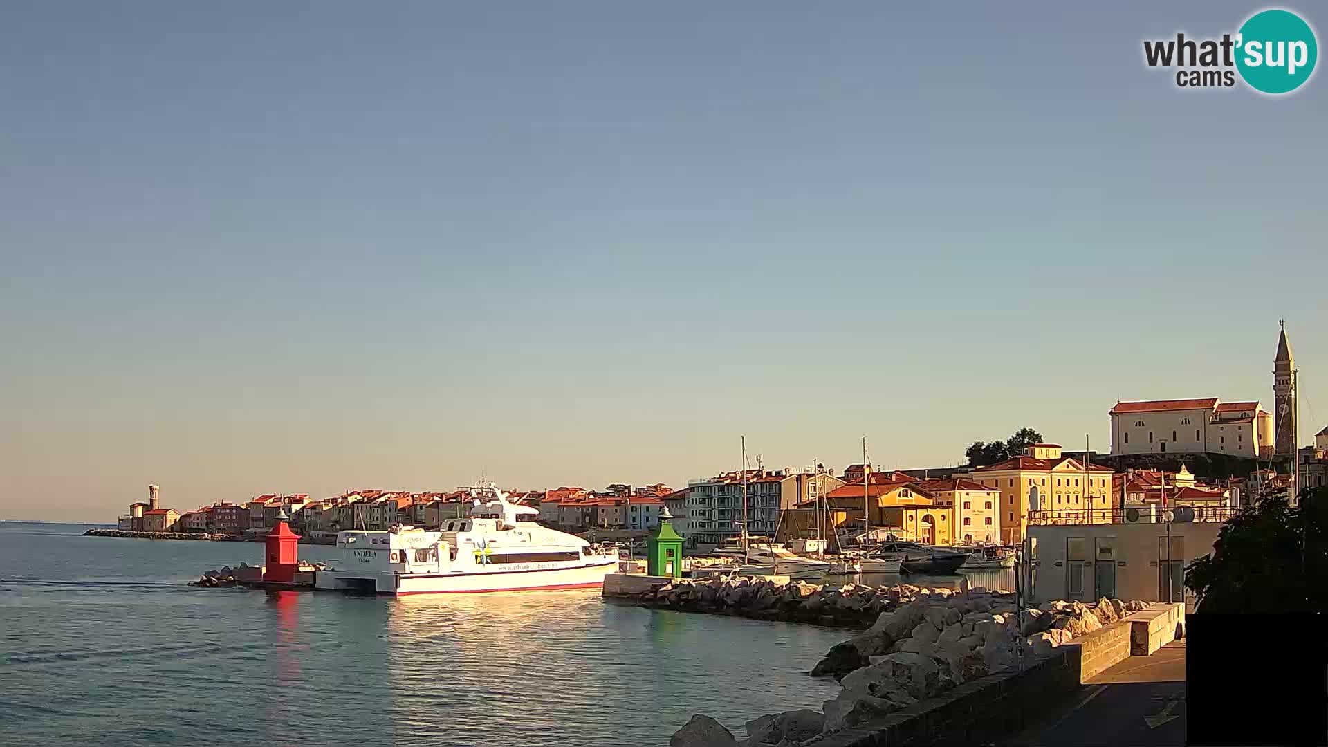 Piran – Pogled proti Punti in Mandraču