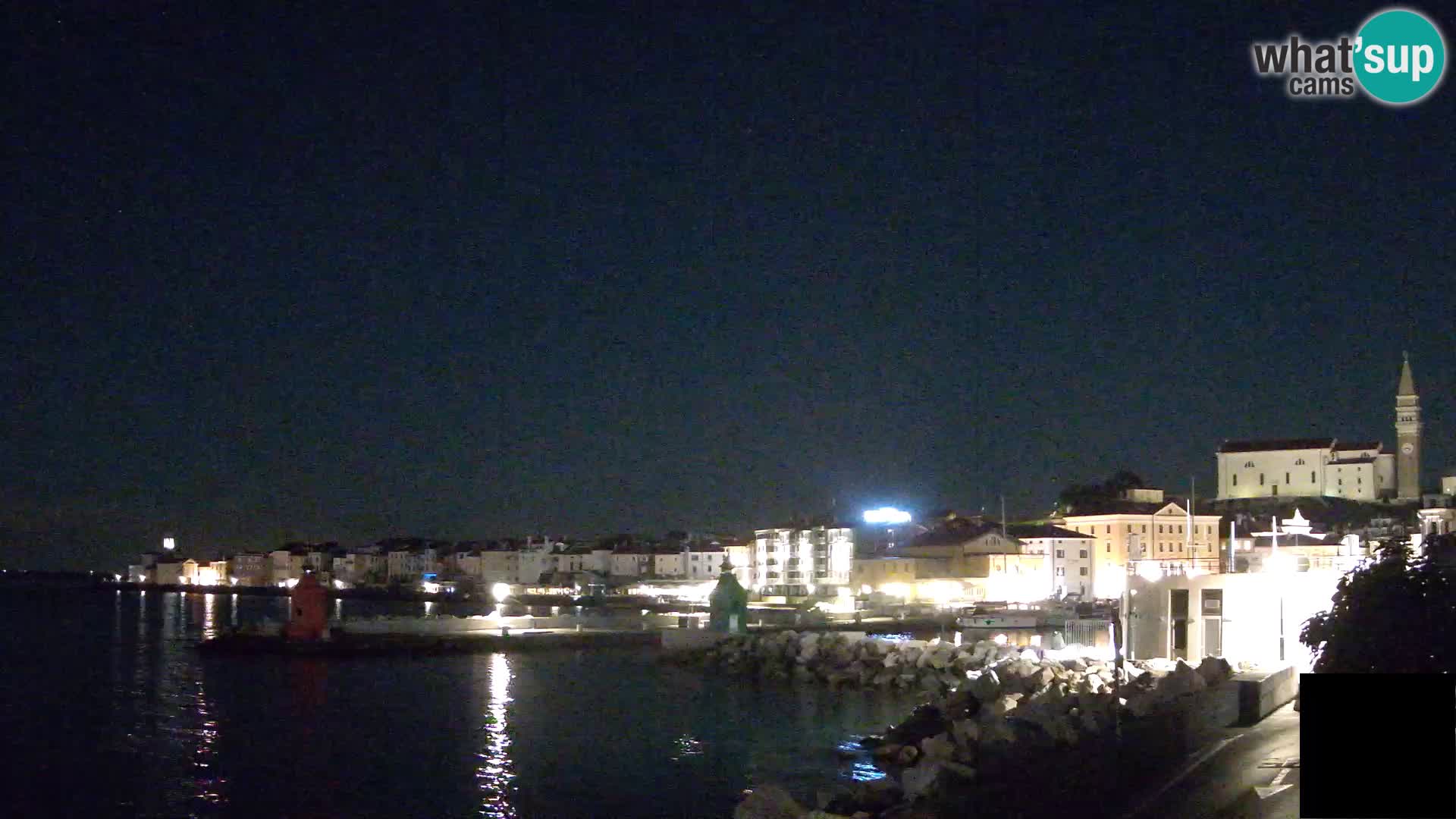 Pirano – vista verso la Punta e il “Mandrač”