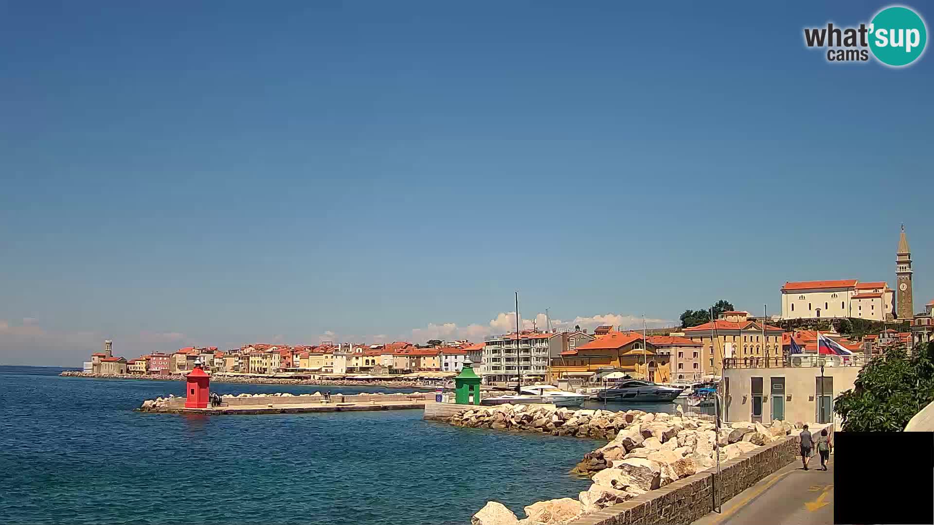Pirano – vista verso la Punta e il “Mandrač”