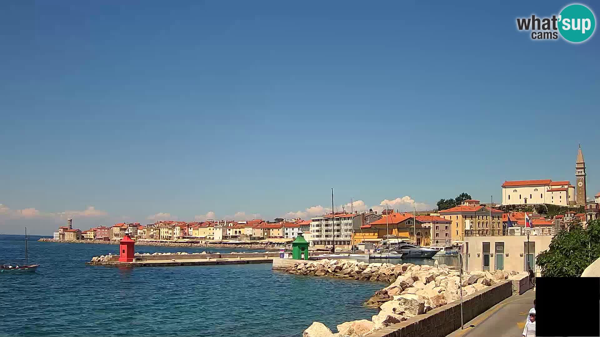 Piran – Pogled proti Punti in Mandraču
