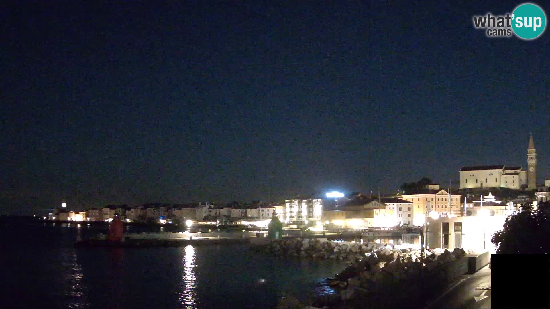 Piran – view to Punta and Mandrač
