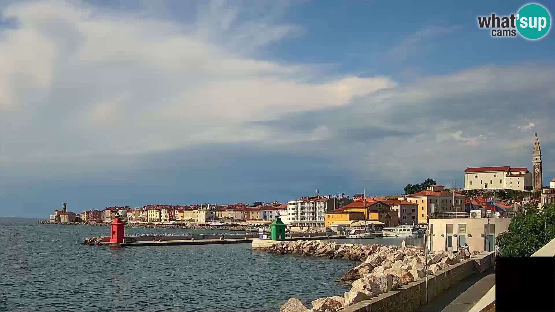 Piran – view to Punta and Mandrač