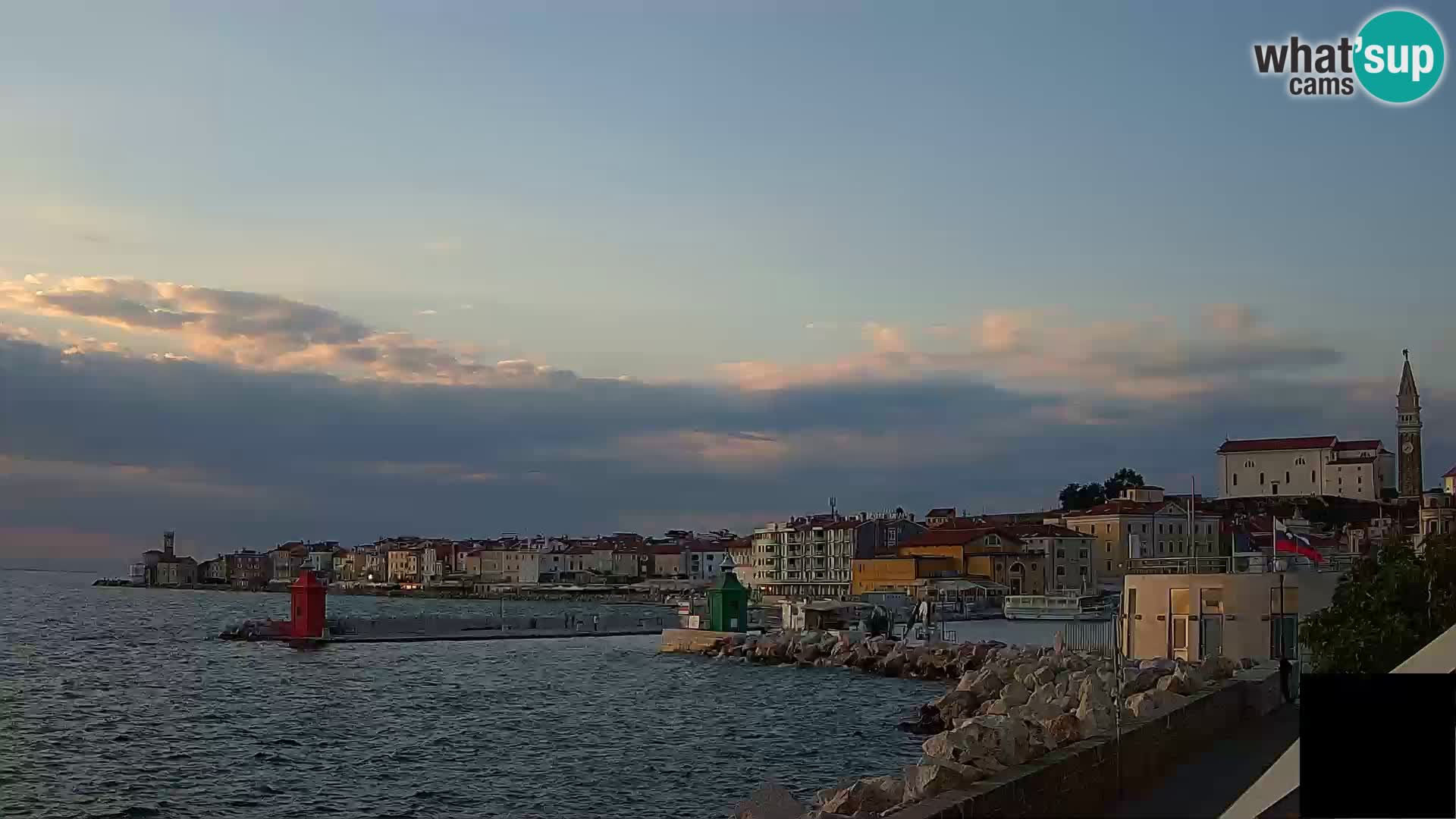 Piran – view to Punta and Mandrač