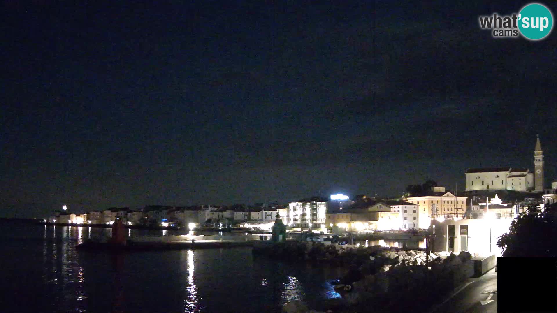 Piran – view to Punta and Mandrač