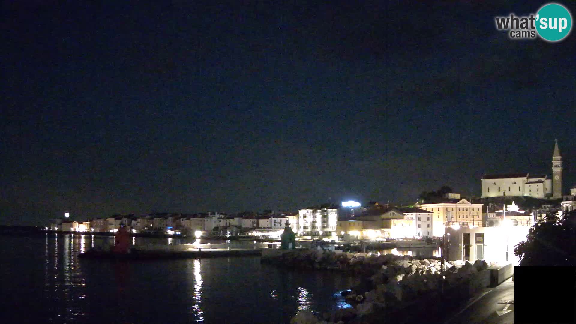 Pirano – vista verso la Punta e il “Mandrač”