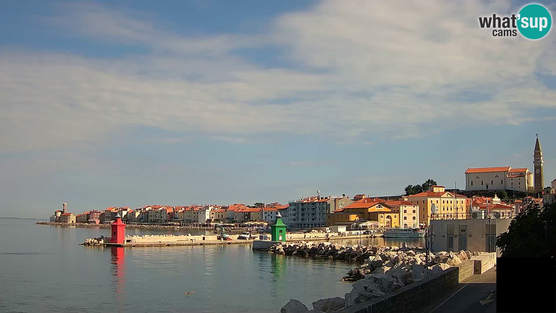 Piran – Pogled proti Punti in Mandraču