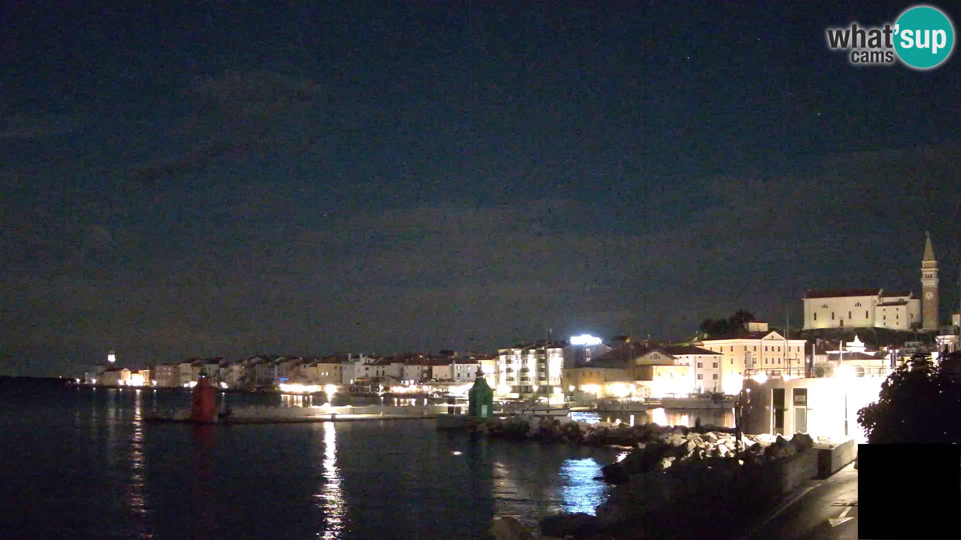 Piran – view to Punta and Mandrač